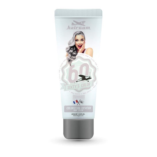 Hairgum Sixty's Color Hair Color Silver Pink 60 ml