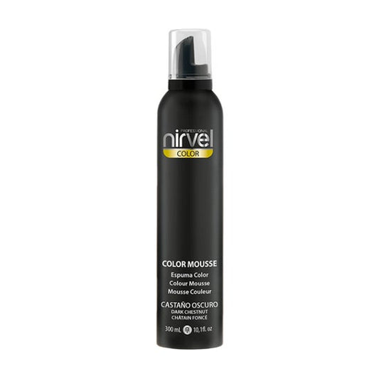 Nirvel Color Mousse Castaño Oscuro 300 ml