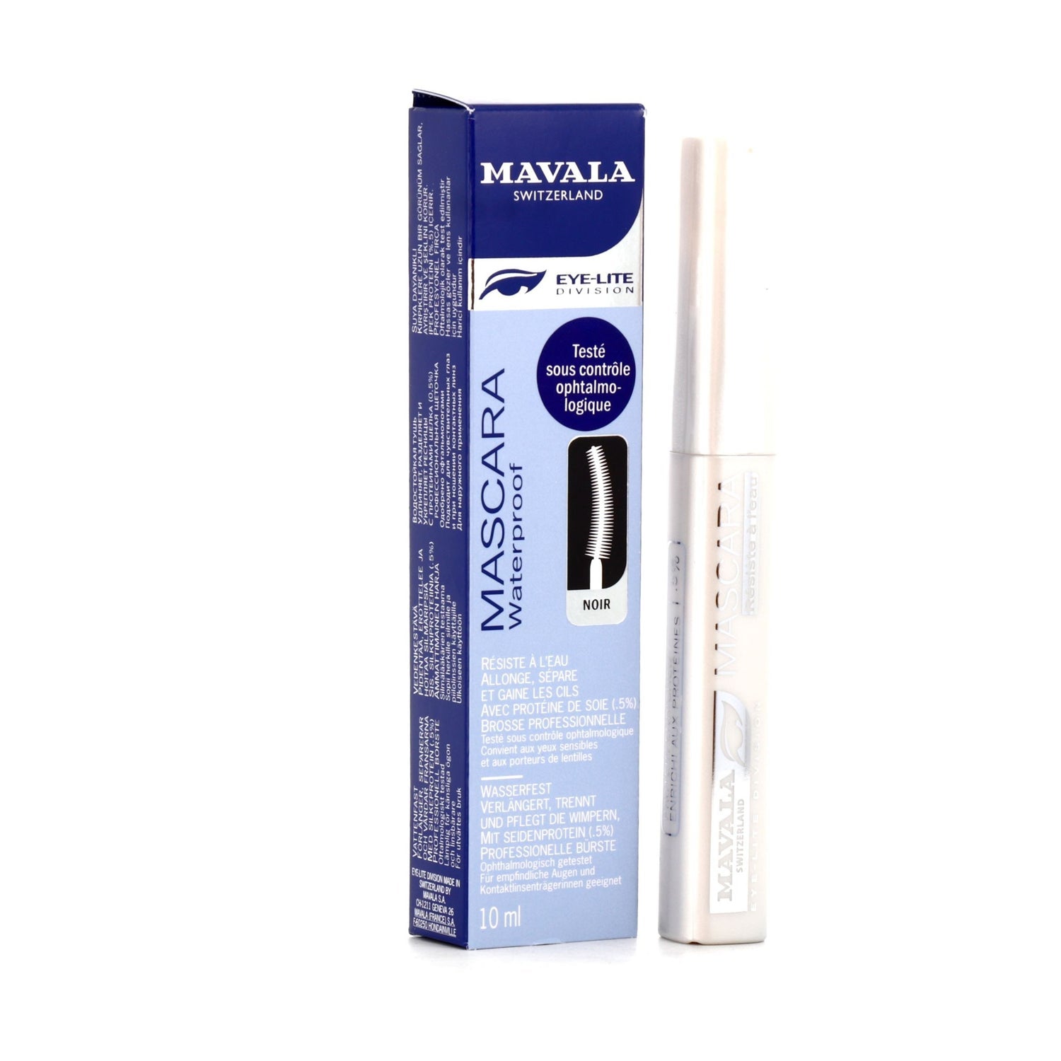Mavala Máscara de Pestañas Waterproof 01 Noir 10ml