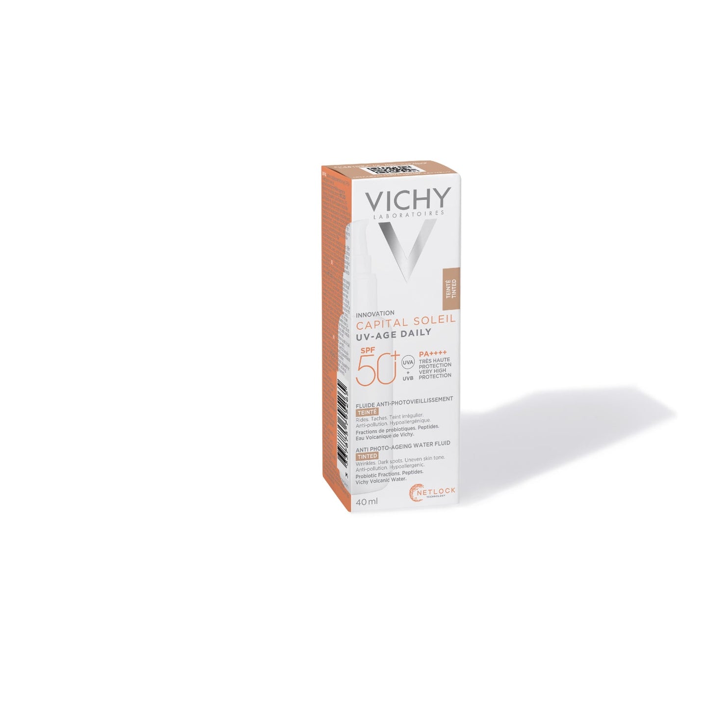 Vichy Capital Soleil UV-Age Daily Water Fluid SPF50+ con Color 40ml
