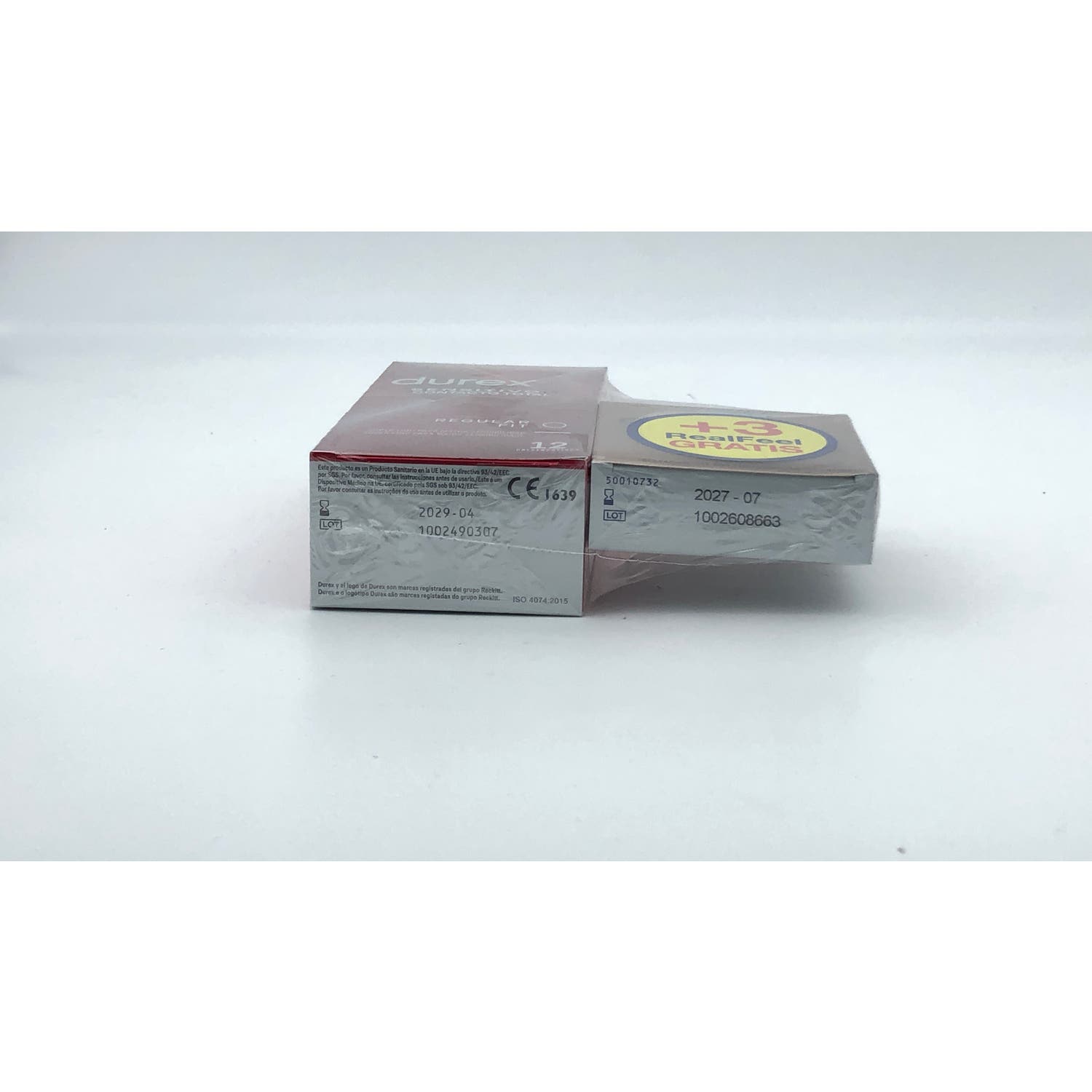 Durex Sensitivo Contacto Total 12uds + Durex Real Feel 3uds