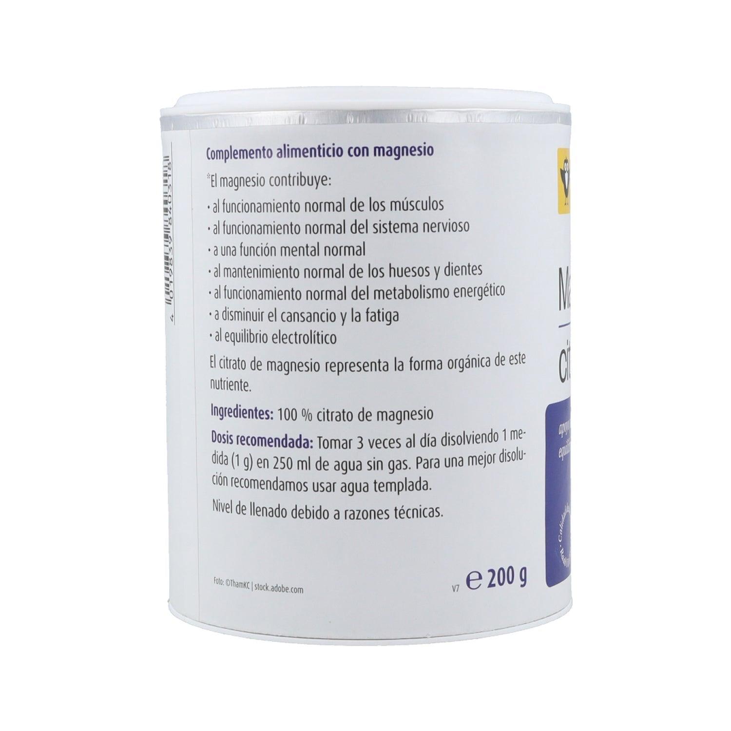 Raab Vitalfood Citrato de Magnesio 200g
