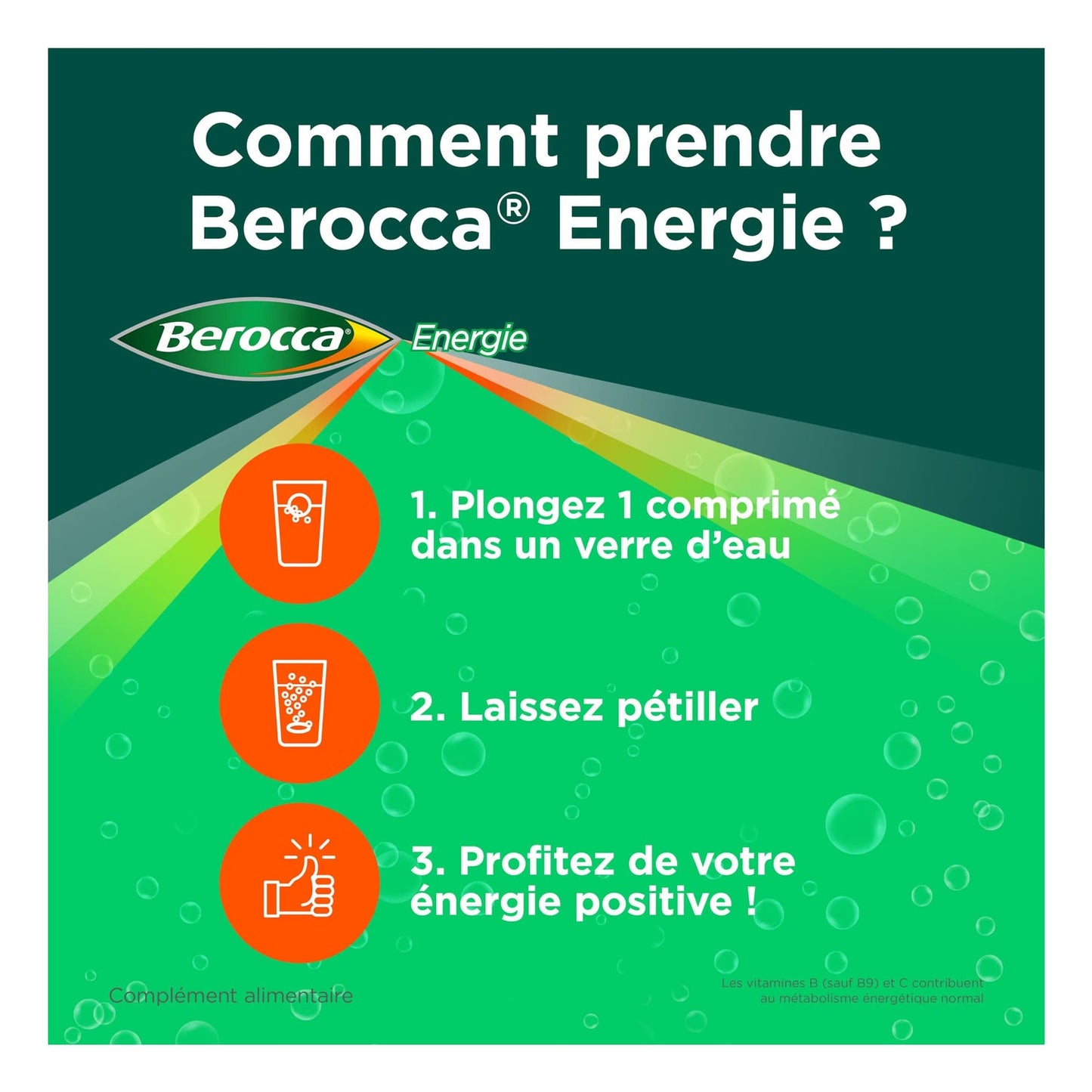 Berocca Energie Efervescente Sin Azúcar 60comp