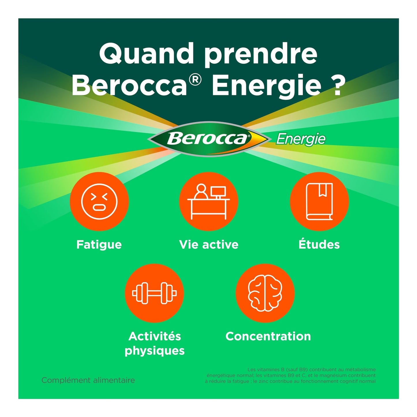 Berocca Energie Efervescente Sin Azúcar 60comp