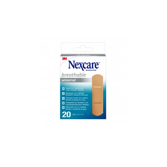 Nexcare® Universal tiras protectoras 19x76 mm 20 uds
