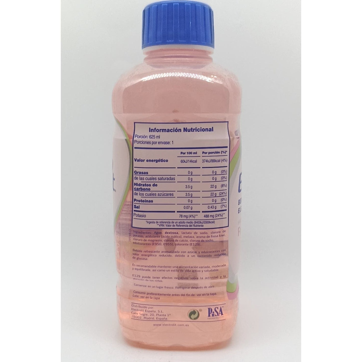Electrolit Bebida Electrolítica Fresa Kiwi 625ml
