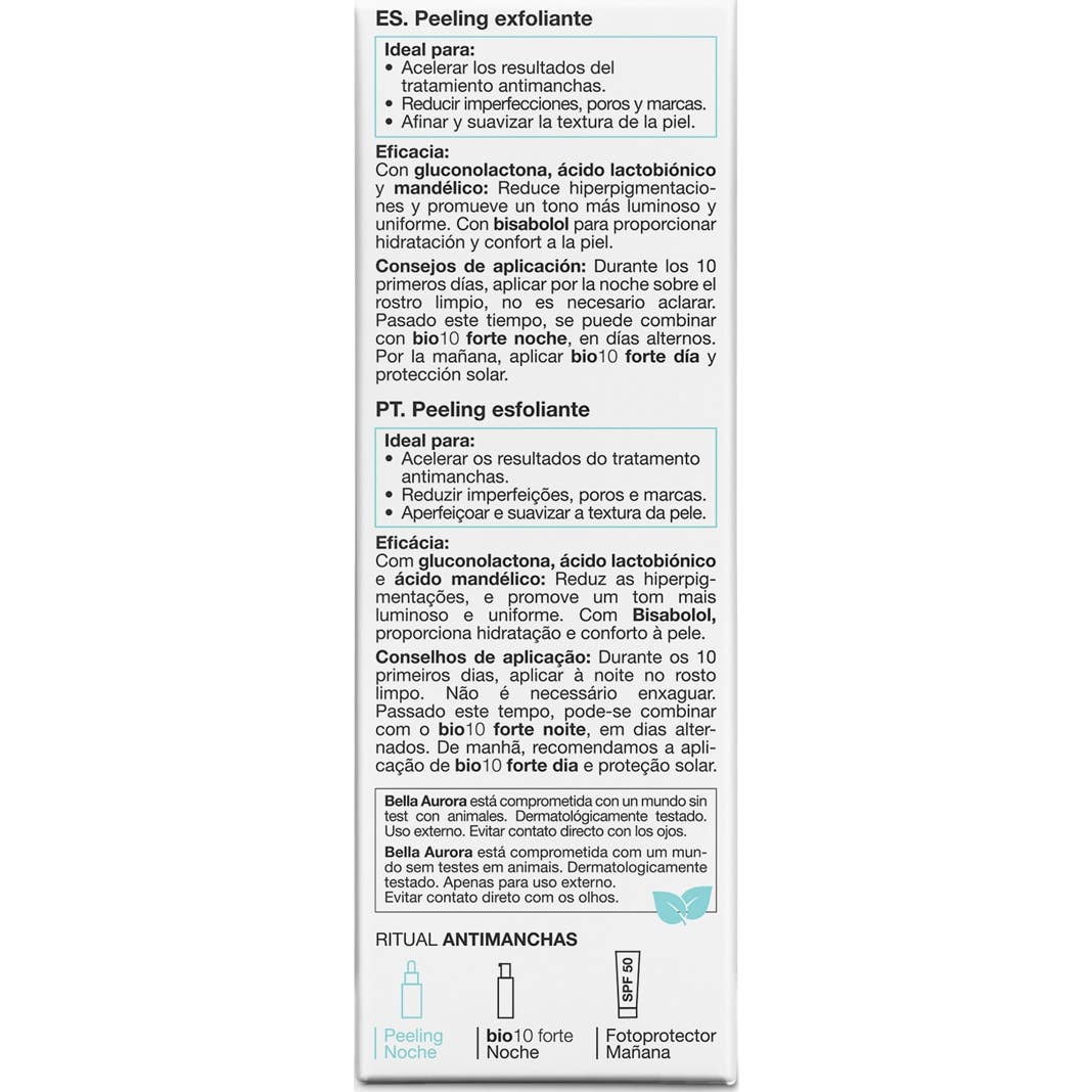 Bella Aurora Peeling Exfoliante Sérum Facial Antimanchas 30ml