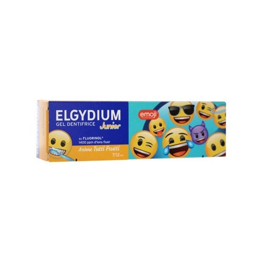 Elgydium Junior Emoji Gel Dentífrico Tutti Frutti 7-12 Años 50ml
