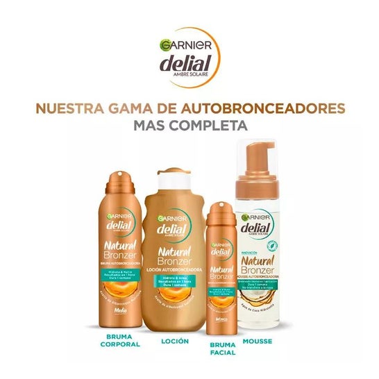 Garnier Natural Bronzer Quick Drying Self Tan Body Mist Dark 75ml