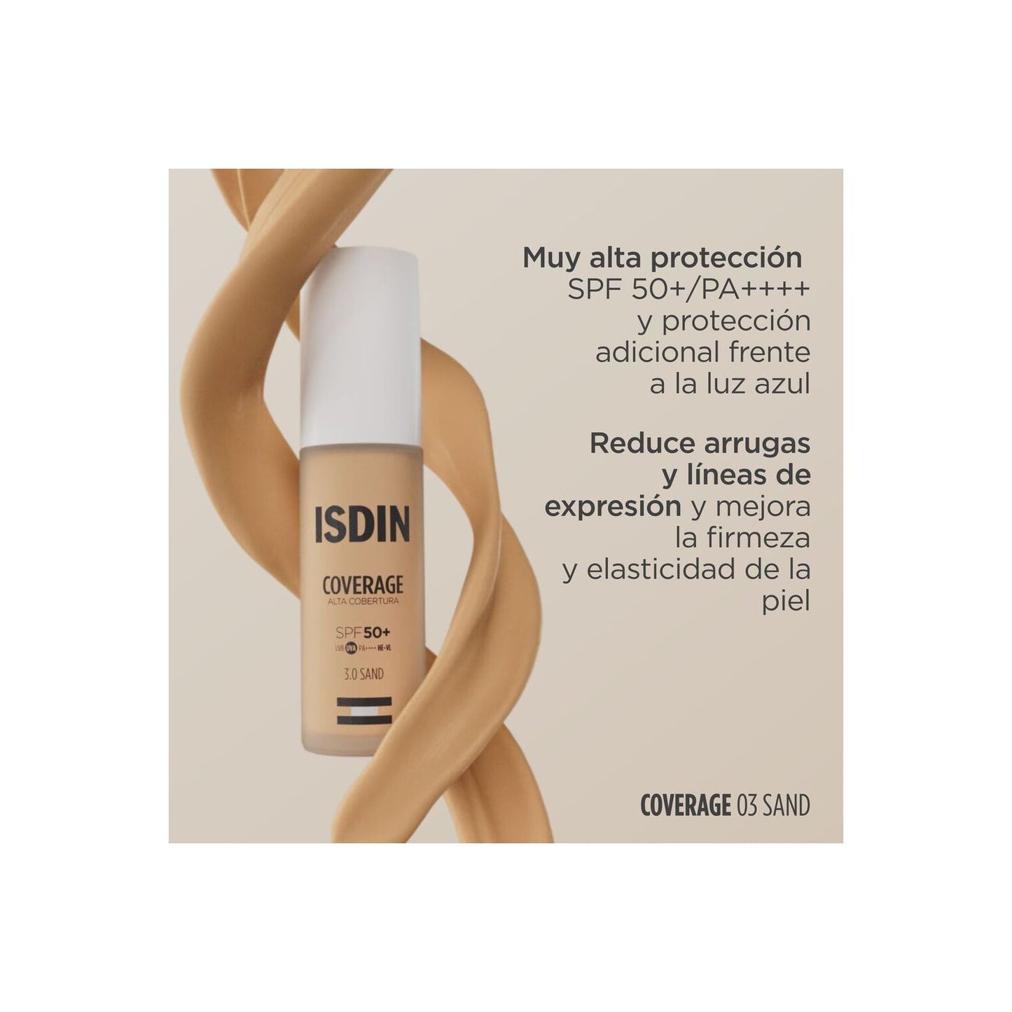 ISDIN Coverage 3.0 Sand SPF50+ 30g