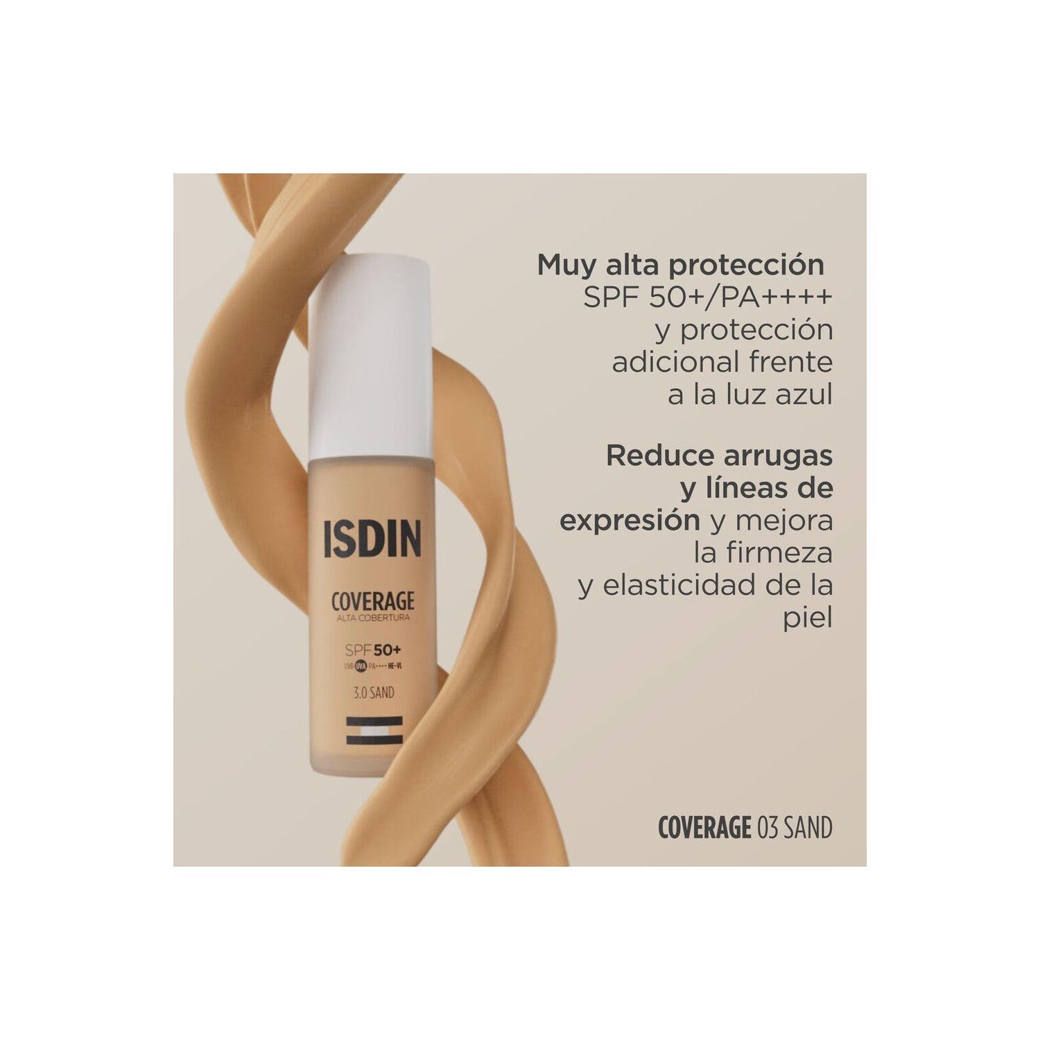 ISDIN Coverage 3.0 Sand SPF50+ 30g