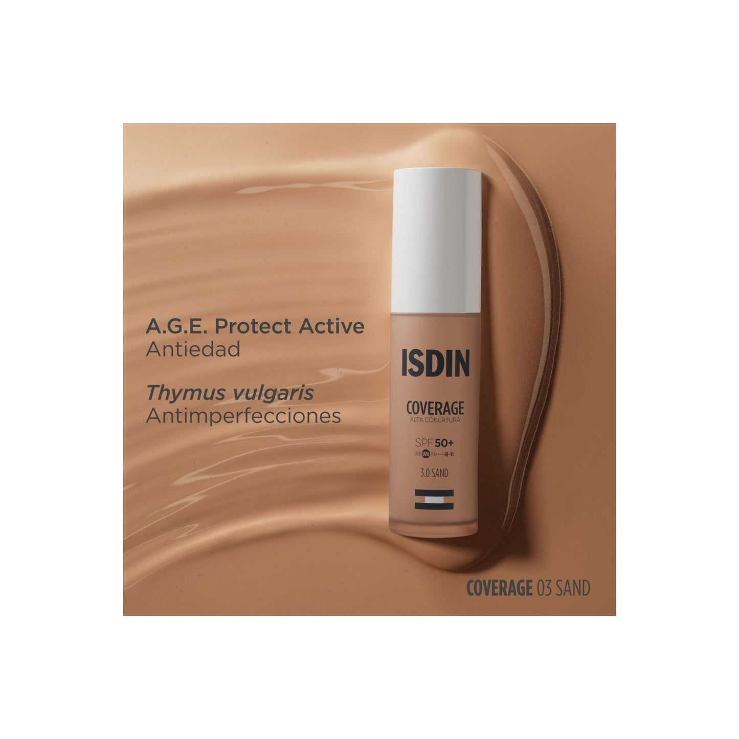 ISDIN Coverage 3.0 Sand SPF50+ 30g