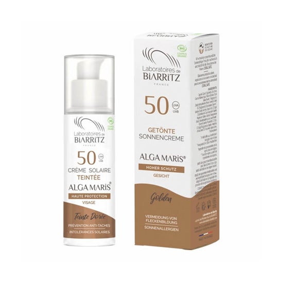 Laboratoires de Biarritz Crema Facial Color Dorado SPF50 50ml