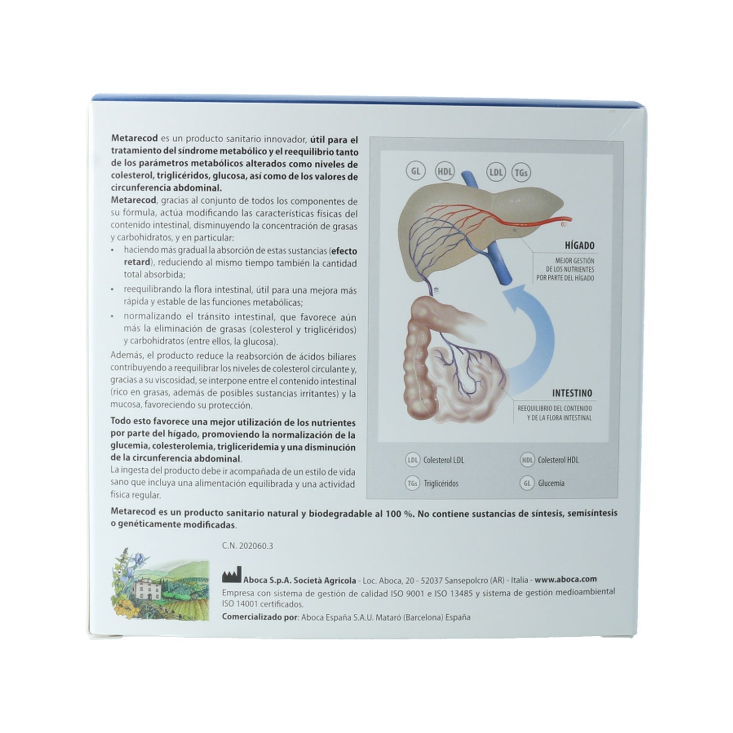 Aboca Metarecod 40 sobres