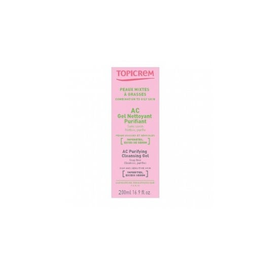 Topicrem Mixed Skin Aceites AC Purifying Cleansing Gel 200 ml