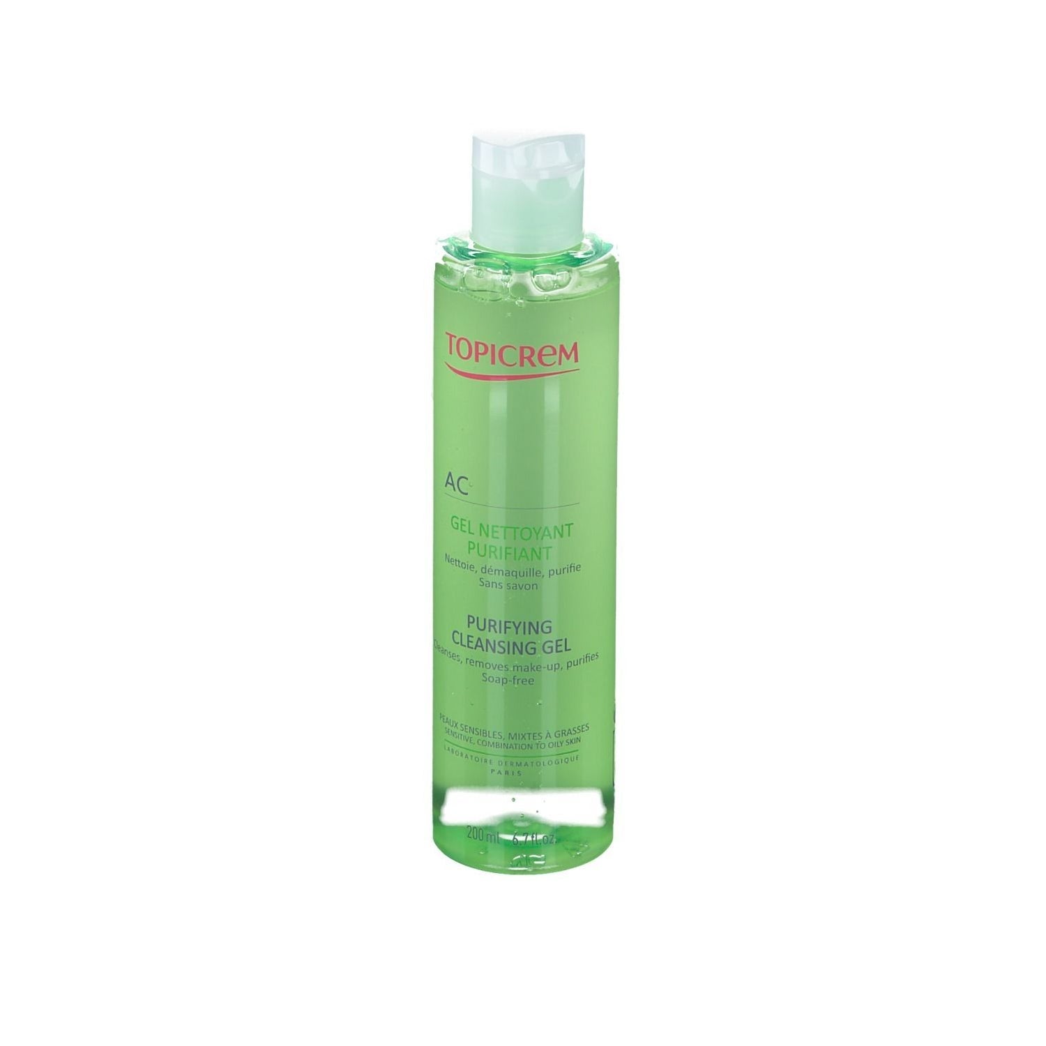 Topicrem Mixed Skin Aceites AC Purifying Cleansing Gel 200ml