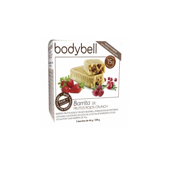 Barras de frutas vermelhas Bodybell 5 Uni