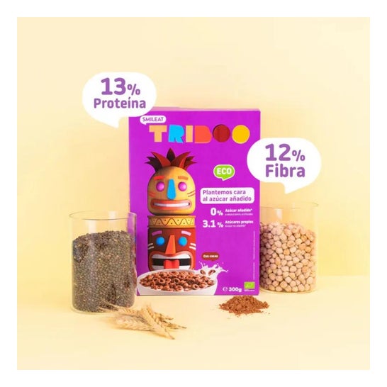 Smileat Triboo Cereales Ecológicos Sabor Chocolate 300g