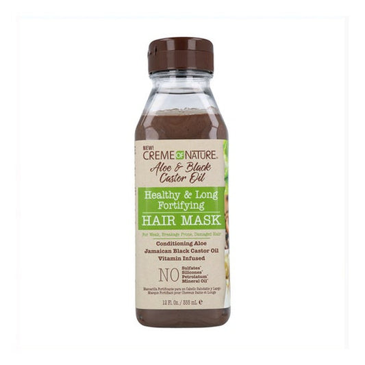 Creme Of Nature Aloe Ricino Negro Mascarilla Fortificante 355 ml