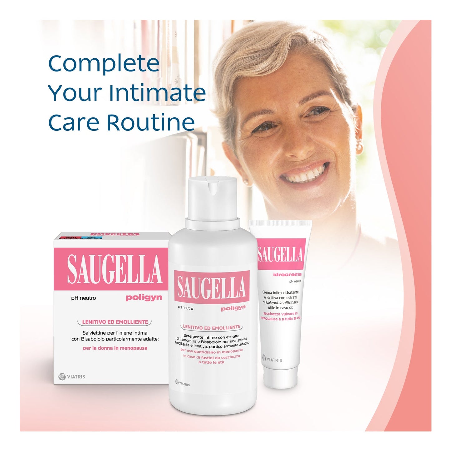 Saugella Poligyn pH 7 jabón íntimo 250ml