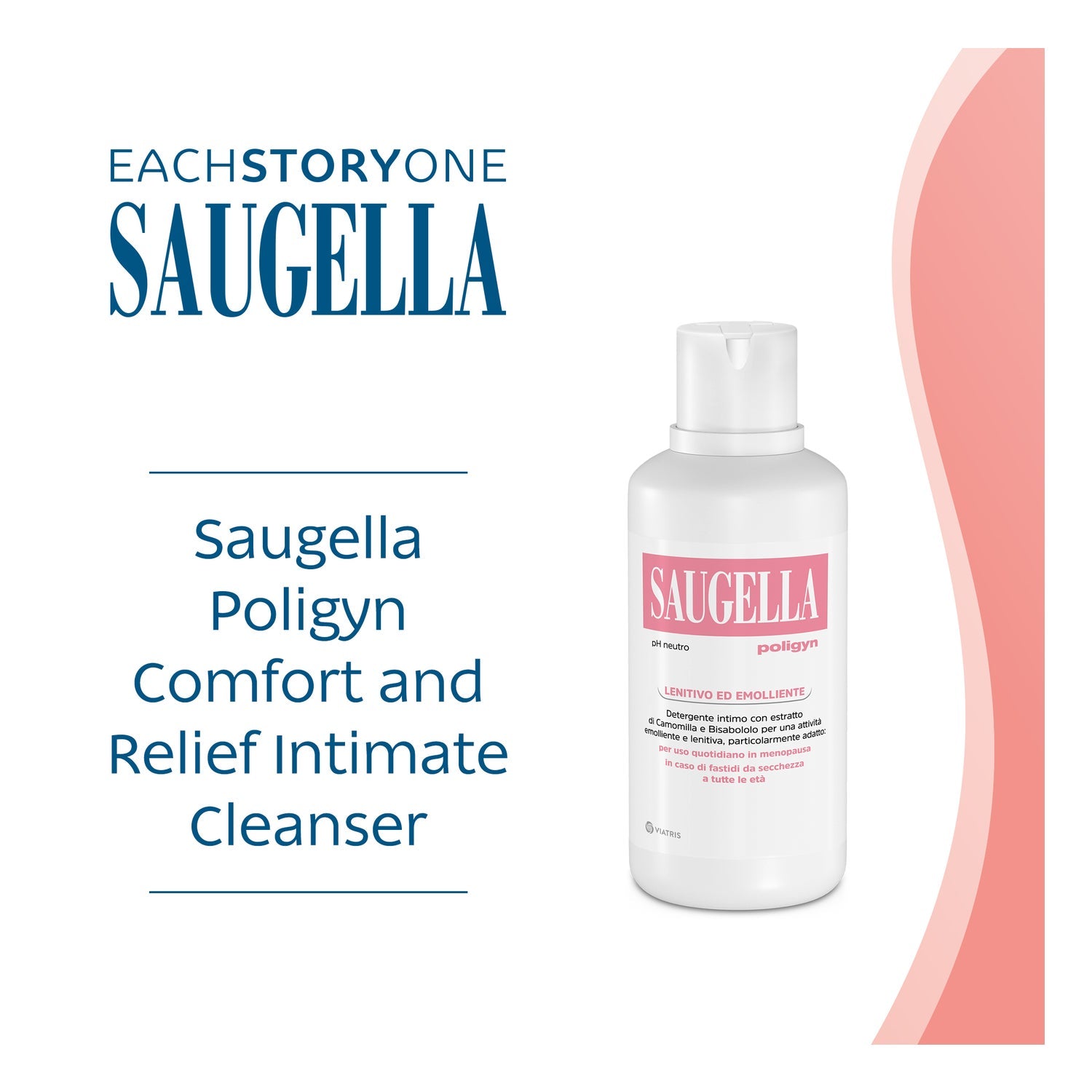 Saugella Poligyn pH 7 jabón íntimo 250ml