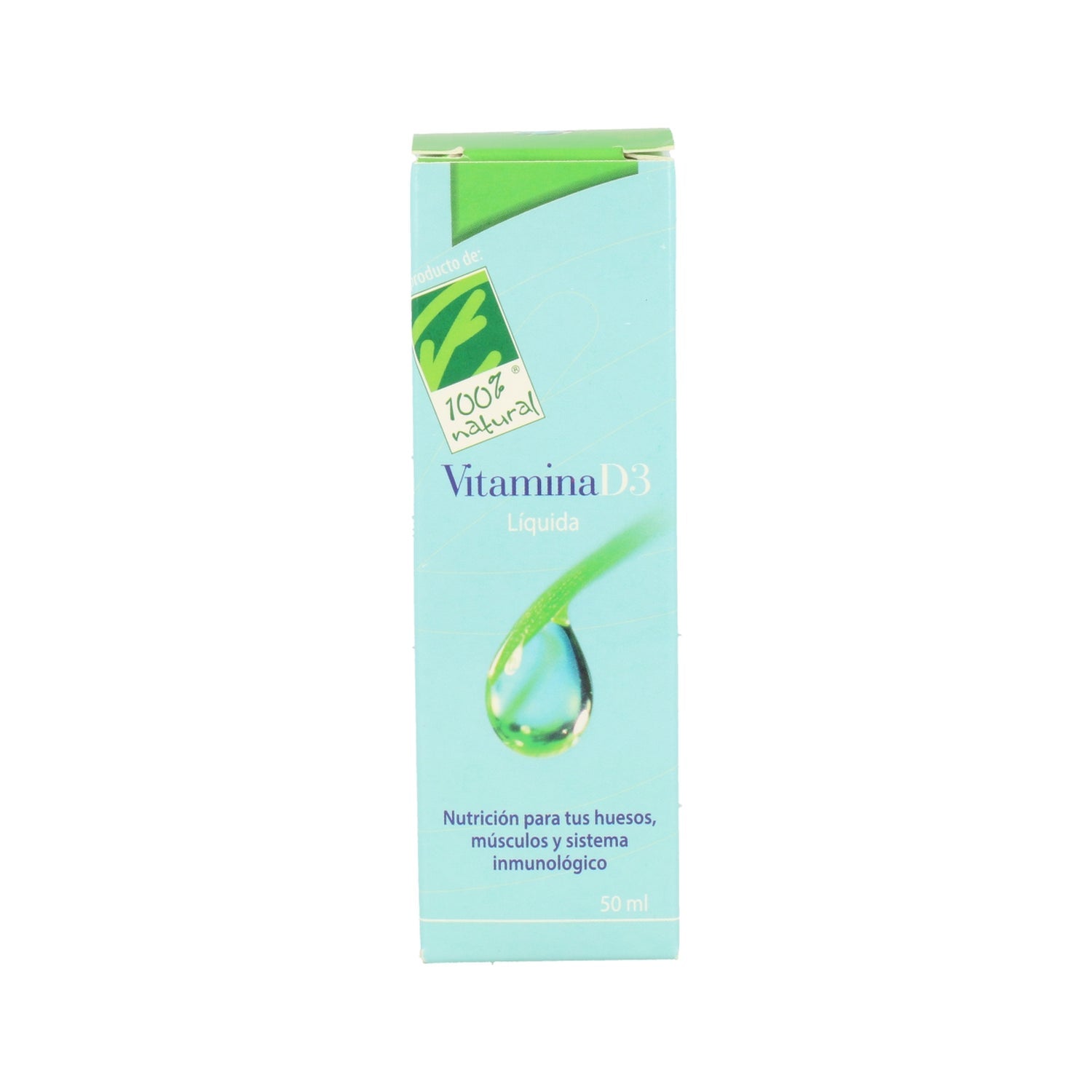 100% Natural Vitamina D3 Líquida 50ml