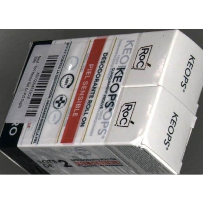 Roc Keops Déodorant Peaux Fragiles Bille 2X30ml