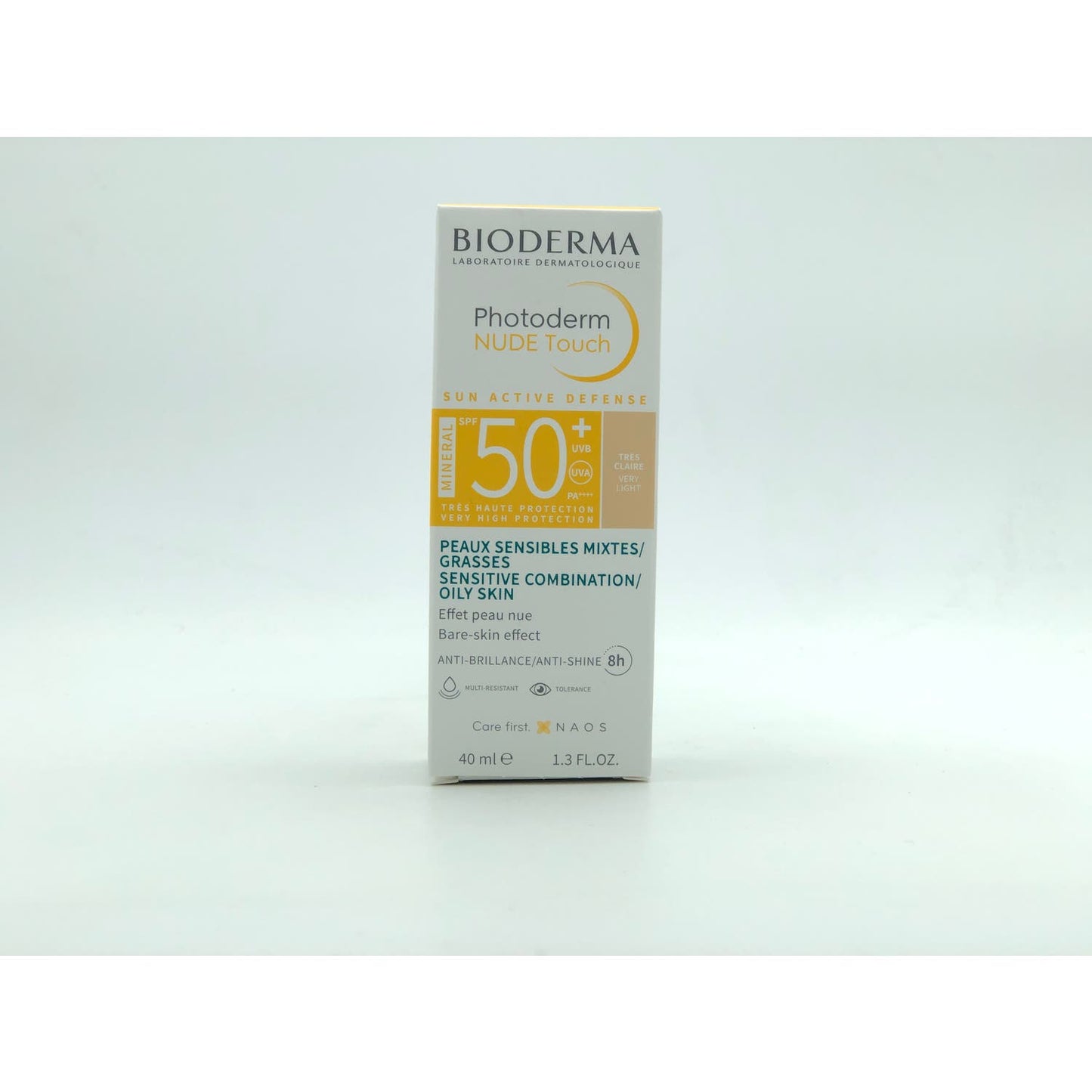 Bioderma Photoderm NUDE Touch Mineral SPF50+ Muy Claro 40ml