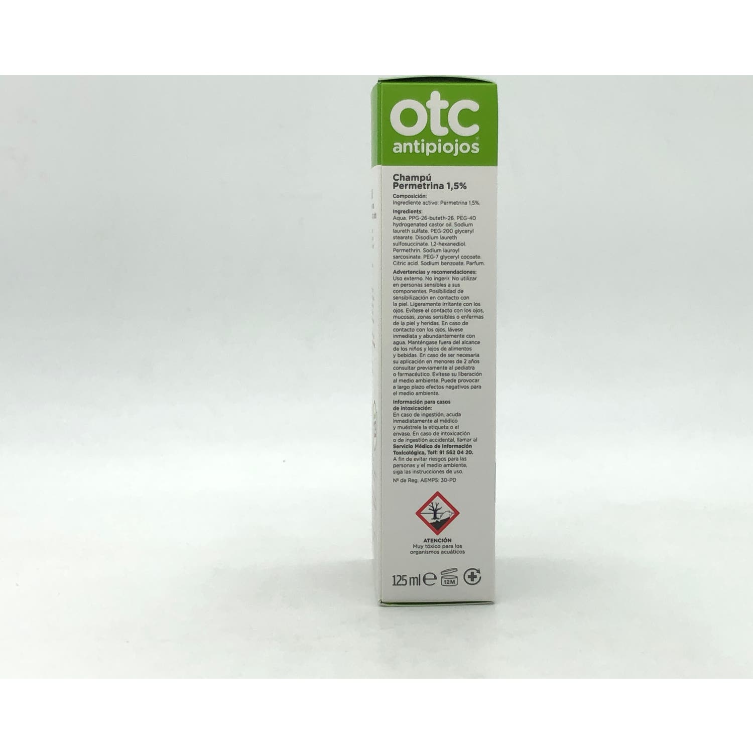 OTC Antipiojos Elimina Champú Permetrina 1,5% 125ml