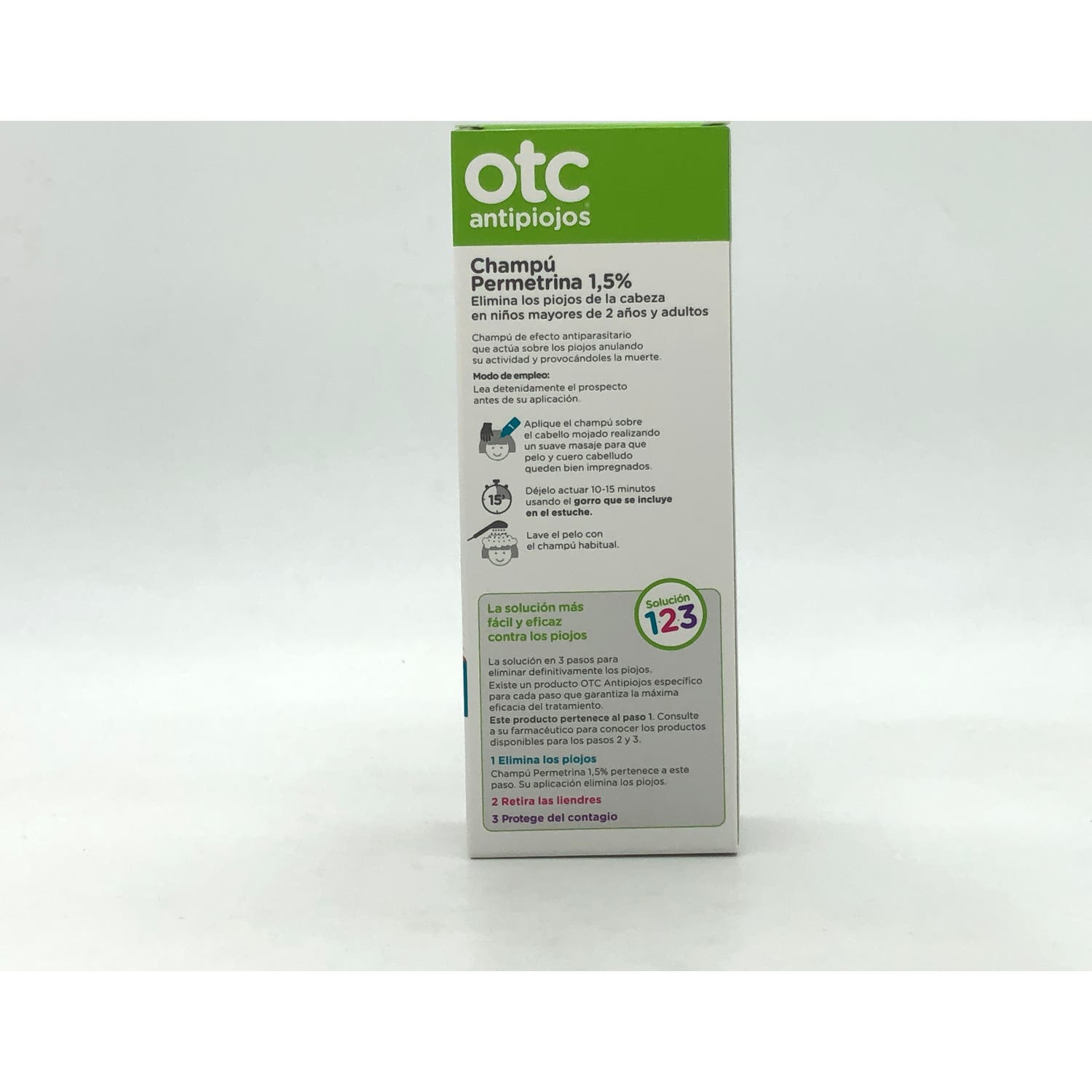 OTC Antipiojos Elimina Champú Permetrina 1,5% 125ml