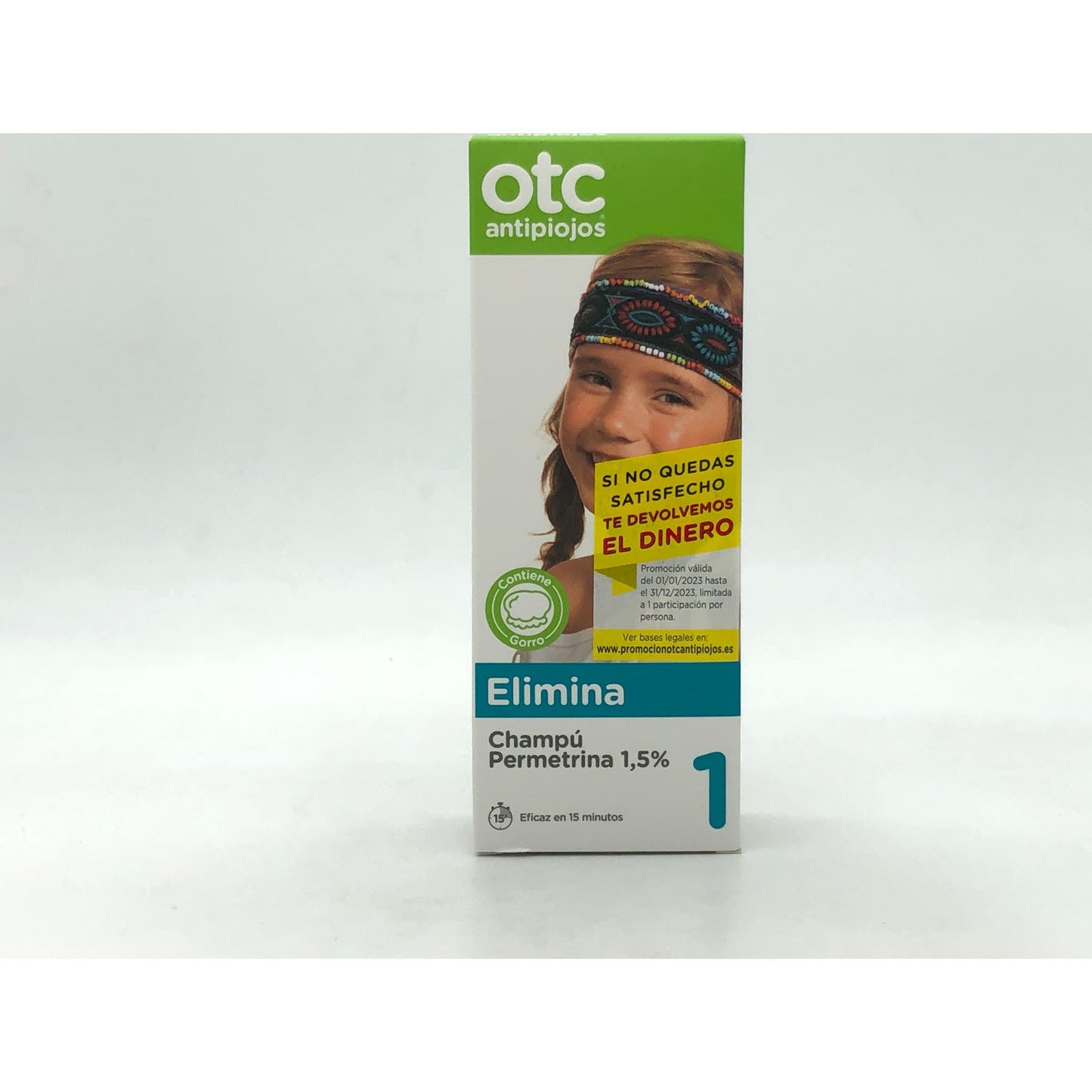 OTC Antipiojos Elimina Champú Permetrina 1,5% 125ml
