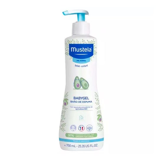 Mustela Babygel Baño Espuma con Aguacate Bio 750ml