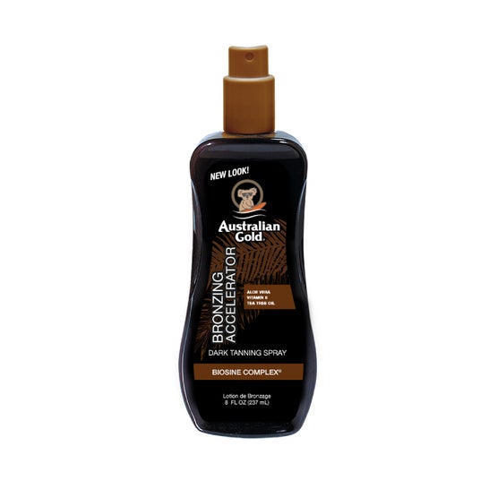 Australian Gold Accelerator With Instant Bronzer Spray Gel 237ml
