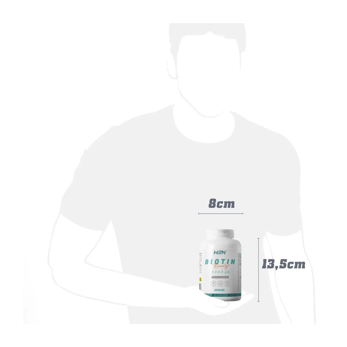 HSN Biotina 5000mcg 240vcaps