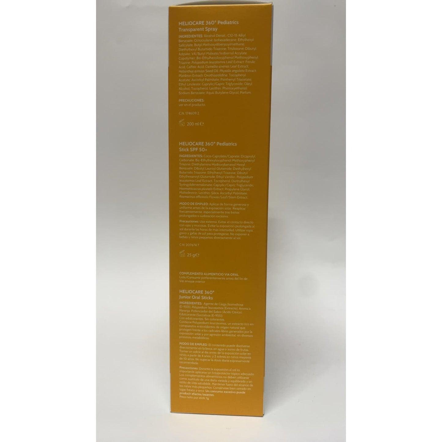 Heliocare 360º Pack Pediatric Stick Spf50 + Spray Transpar Spf50