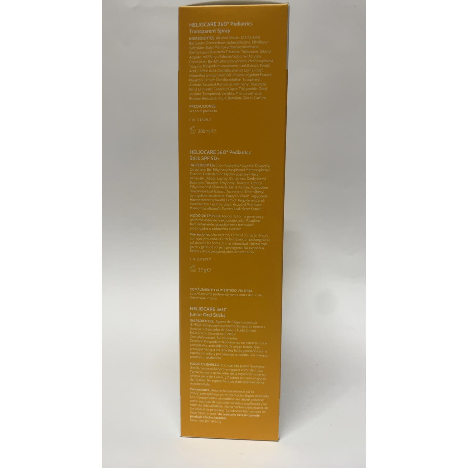 Heliocare 360º Pack Pediatric Stick Spf50 + Spray Transpar Spf50