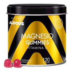 Aldous Bio Citrato Magnesio Gummies 1340mg + Vitam C 45mg 120uds