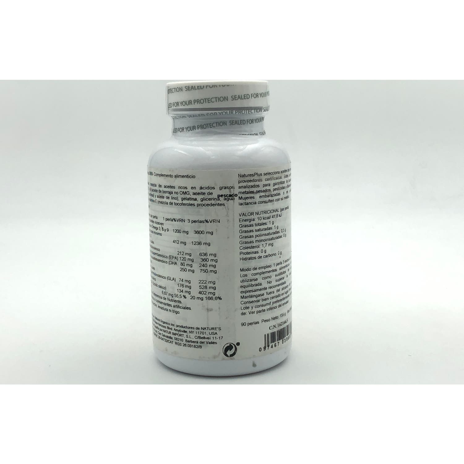 NaturesPlus Ultra Omega 3/6/9 90perlas