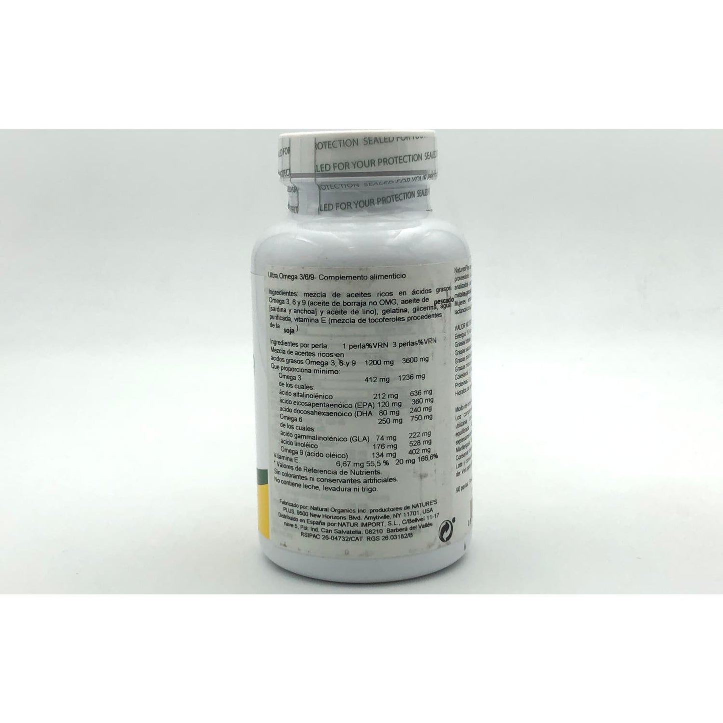 NaturesPlus Ultra Omega 3/6/9 90perlas