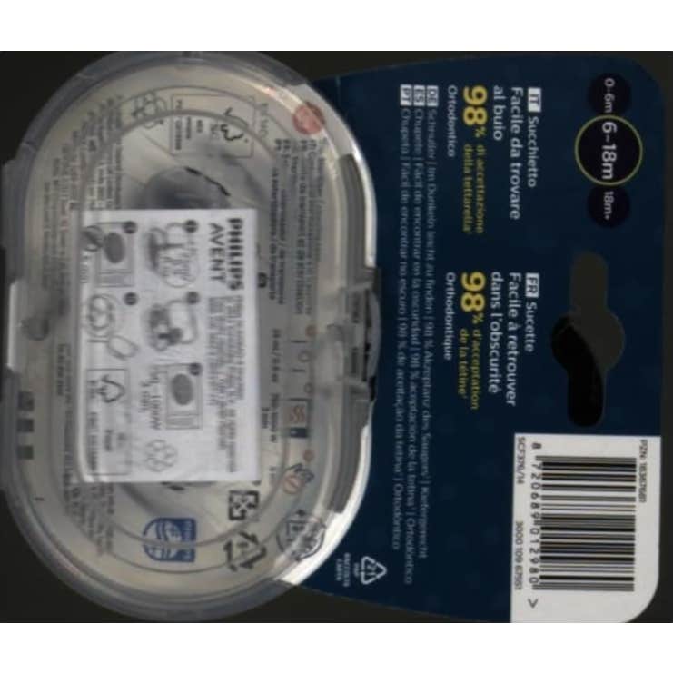 Philips Avent Ultra Air Night Chupete 6-18M Rosa 2uds