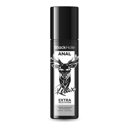 Black Hole Relax Gel Base Silicona Extra Dilatación Anal 100ml