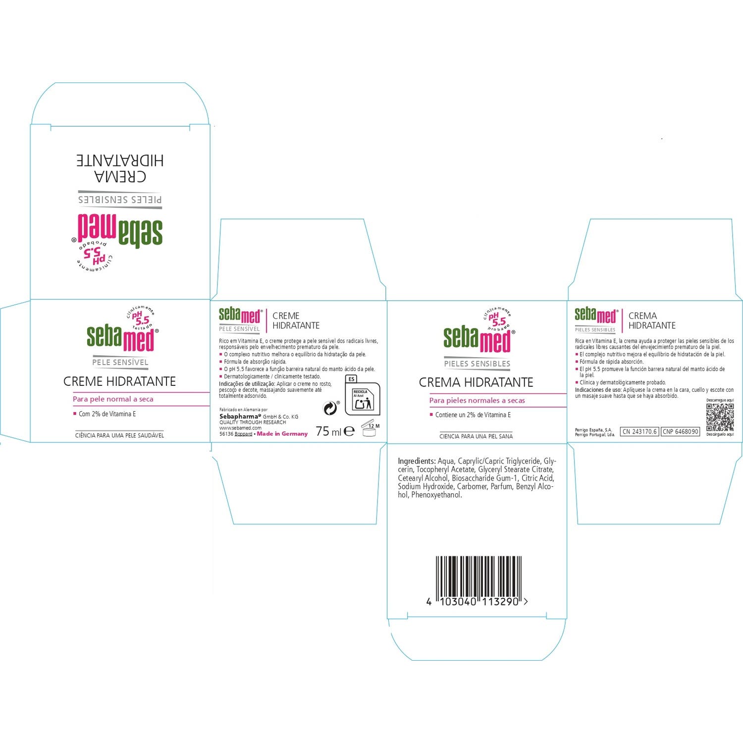 Sebamed Crema Hidratante 75ml