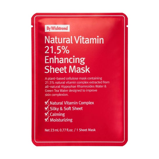 By Wishtrend Natural Vitamin 21.5% Enhancing Sheet Mask 23 ml
