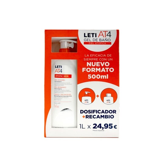 Letiat4 Gel Baño 2x500ml