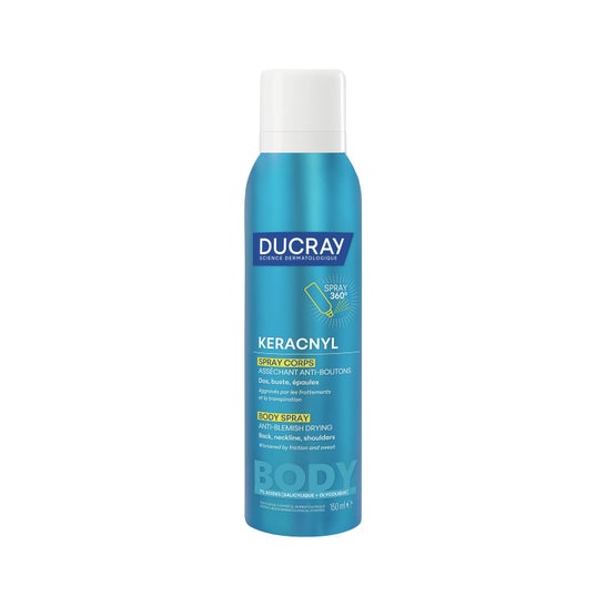 Ducray Keracnyl Spray Corporal Secante Anti imperfecciones 150 ml