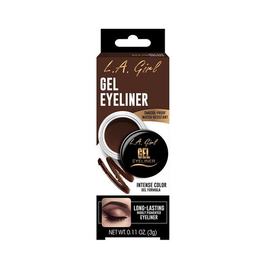 L.A. Girl Gel Eyeliner Rich Chocolate Brown 3g