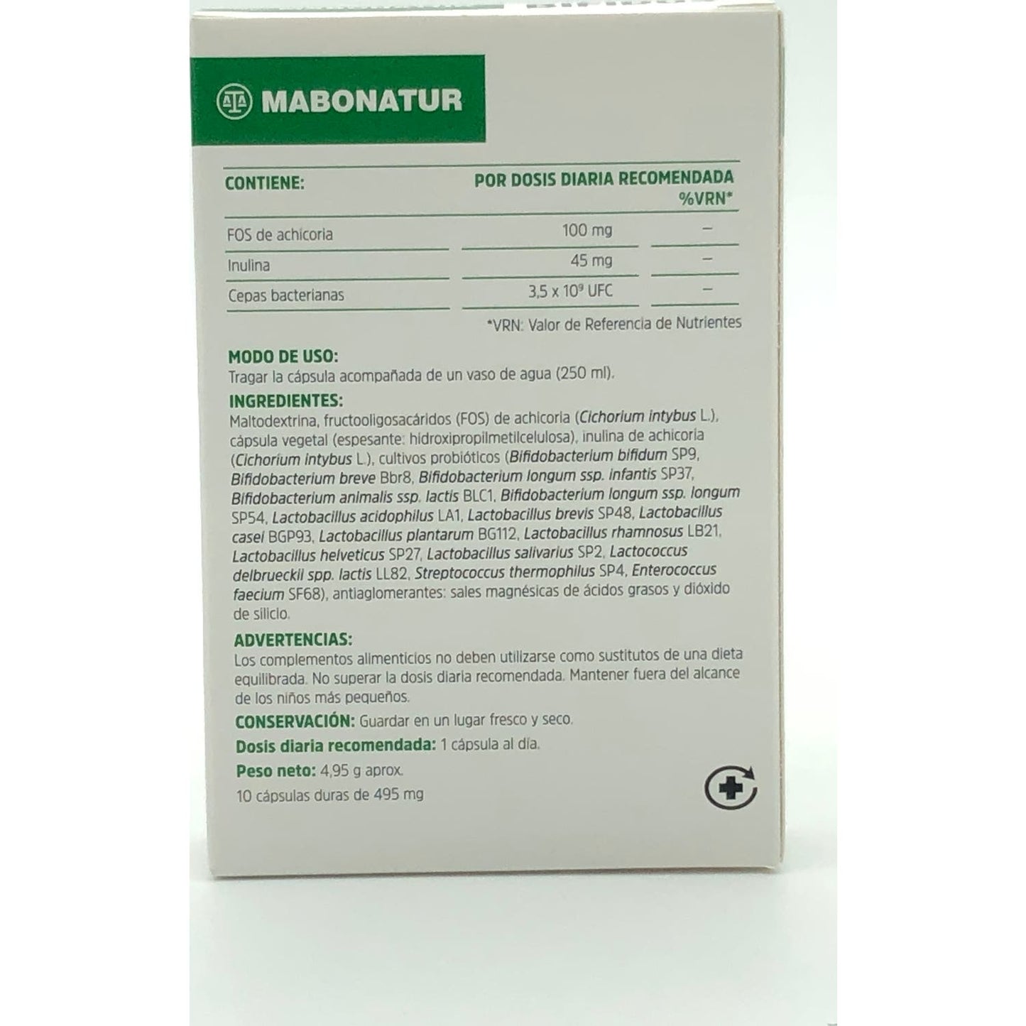 Mabonatur Mabobífidus 10caps