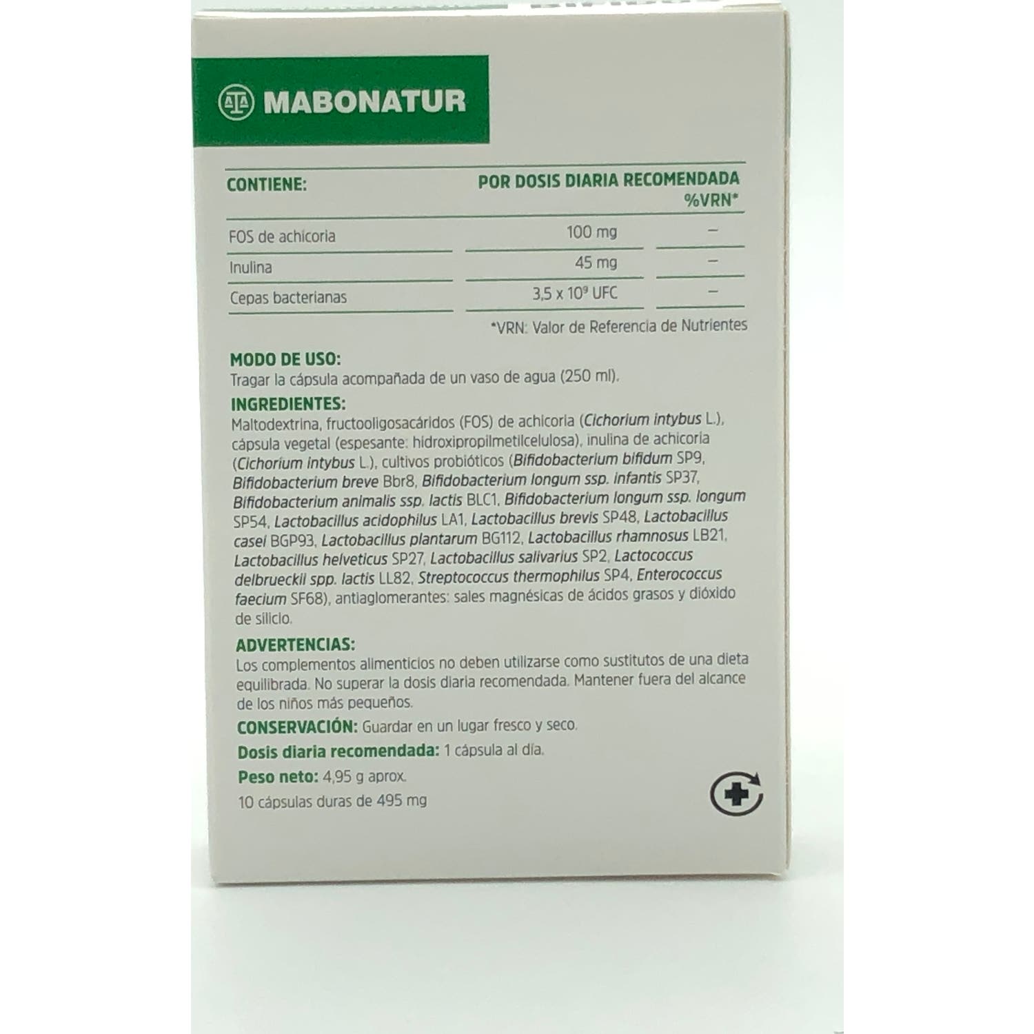 Mabonatur Mabobífidus 10caps