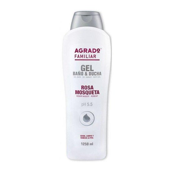 Agrado Gel de Baño y Ducha Rosa Mosqueta 1250ml