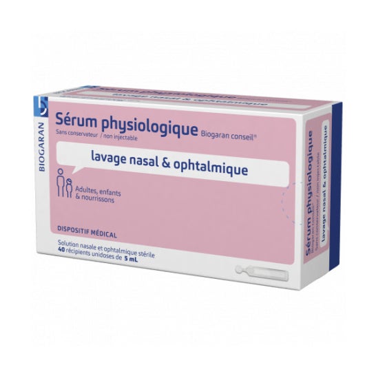 Suero Biogaran Physio 0.9% Dosis 5ml40